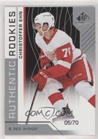 Authentic Rookies - Christoffer Ehn #/70
