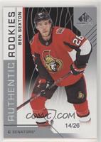 Authentic Rookies - Ben Sexton #/26