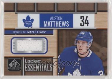 2018-19 Upper Deck SP Game Used - Locker Essentials #LE-AM - Auston Matthews