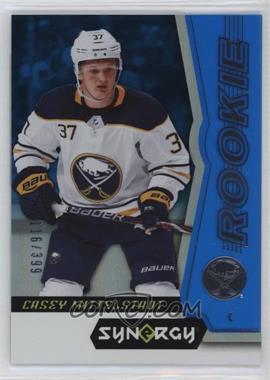 2018-19 Upper Deck Synergy - [Base] - Blue #98 - Tier 3 - Rookies - Casey Mittelstadt /399