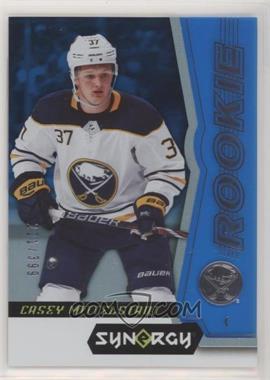 2018-19 Upper Deck Synergy - [Base] - Blue #98 - Tier 3 - Rookies - Casey Mittelstadt /399