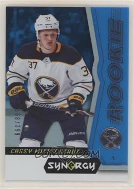 2018-19 Upper Deck Synergy - [Base] - Blue #98 - Tier 3 - Rookies - Casey Mittelstadt /399