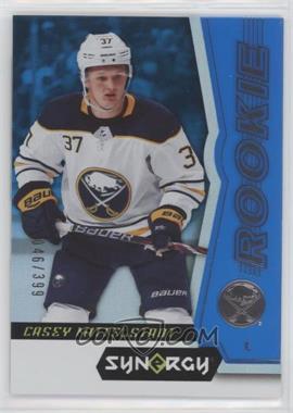 2018-19 Upper Deck Synergy - [Base] - Blue #98 - Tier 3 - Rookies - Casey Mittelstadt /399