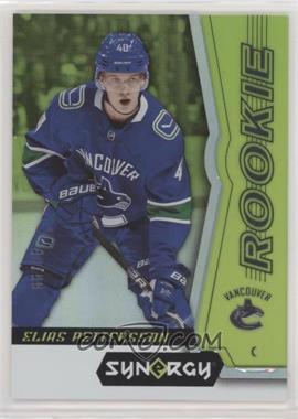 2018-19 Upper Deck Synergy - [Base] - Green #100 - Tier 3 - Rookies - Elias Pettersson /99