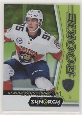 2018-19 Upper Deck Synergy - [Base] - Green #82 - Tier 2 - Rookies - Henrik Borgstrom /199