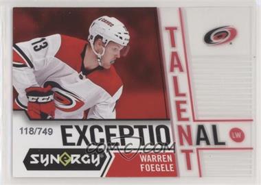 2018-19 Upper Deck Synergy - Exceptional Talent #ET-9 - Warren Foegele /749 [Noted]