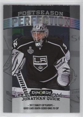 2018-19 Upper Deck Synergy - Postseason Perfection #PS-10 - Jonathan Quick