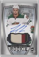 Rookie Patch Autograph - Jordan Greenway #/249