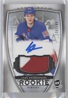 Rookie Patch Autograph - Lias Andersson #/249