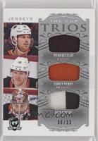 Ryan Getzlaf, Corey Perry, John Gibson #/33