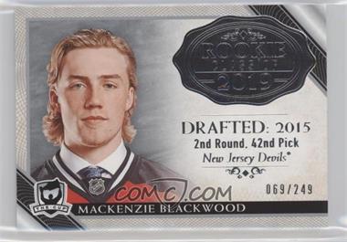 2018-19 Upper Deck The Cup - Rookie Class of 2019 #2019-MB - Mackenzie Blackwood /249