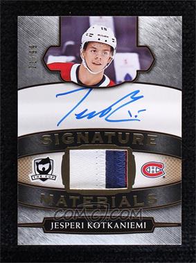 2018-19 Upper Deck The Cup - Signature Materials #SP-KO - Jesperi Kotkaniemi /99