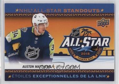 2018-19 Upper Deck Tim Hortons Collector's Series - All-Star Standouts Checklists #AS-4 - Auston Matthews