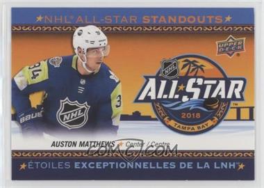 2018-19 Upper Deck Tim Hortons Collector's Series - All-Star Standouts Checklists #AS-4 - Auston Matthews