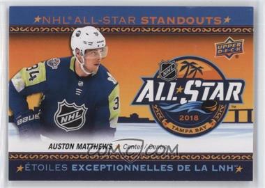 2018-19 Upper Deck Tim Hortons Collector's Series - All-Star Standouts Checklists #AS-4 - Auston Matthews