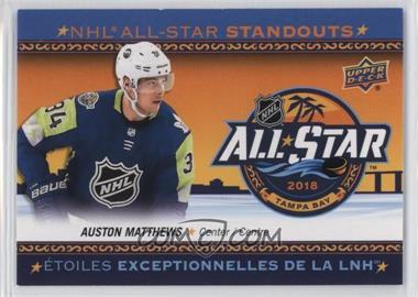 2018-19 Upper Deck Tim Hortons Collector's Series - All-Star Standouts Checklists #AS-4 - Auston Matthews