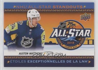 2018-19 Upper Deck Tim Hortons Collector's Series - All-Star Standouts Checklists #AS-4 - Auston Matthews