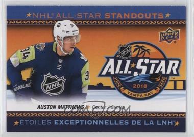 2018-19 Upper Deck Tim Hortons Collector's Series - All-Star Standouts Checklists #AS-4 - Auston Matthews