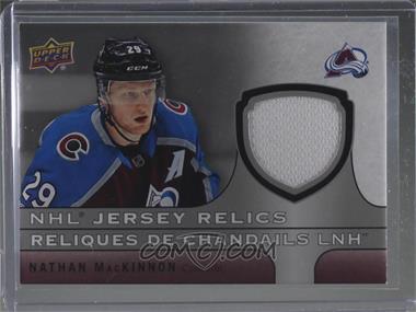 2018-19 Upper Deck Tim Hortons Collector's Series - NHL Jersey Relics #J-NM - Nathan MacKinnon [Noted]