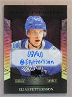 Rare Rookies Auto - Elias Pettersson #/9