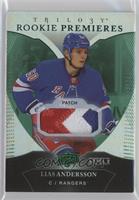 Uncommon Rookies Patch - Lias Andersson #/49