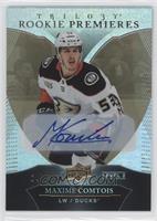 Uncommon Rookies Tier 1 Auto - Maxime Comtois #/399