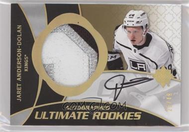 2018-19 Upper Deck Ultimate Collection - 2008-09 Retro Rookies Auto Patch #RRPA-JD - Jaret Anderson-Dolan /49