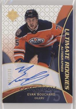 2018-19 Upper Deck Ultimate Collection - 2008-09 Retro Rookies Auto #RRA-BO - Evan Bouchard /175