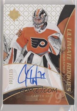 2018-19 Upper Deck Ultimate Collection - 2008-09 Retro Rookies Auto #RRA-CH - Carter Hart /175