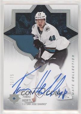 2018-19 Upper Deck Ultimate Collection - [Base] - Autographs #34 - Tomas Hertl /75