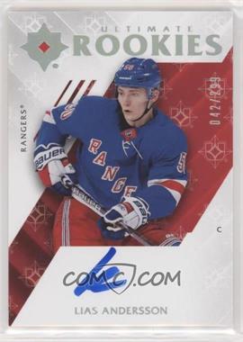 2018-19 Upper Deck Ultimate Collection - [Base] #71 - Tier 1 - Ultimate Rookies Autographs - Lias Andersson /299
