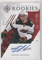 Tier 1 - Ultimate Rookies Autographs - Jordan Greenway #/299