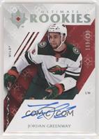 Tier 1 - Ultimate Rookies Autographs - Jordan Greenway #/299