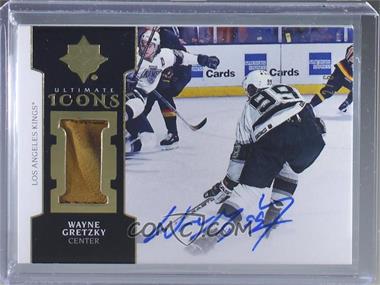 2018-19 Upper Deck Ultimate Collection - Ultimate Icons Autographs - Premium Materials Gold #UIA-WG - 2019-20 Ultimate Collection Update - Wayne Gretzky /6