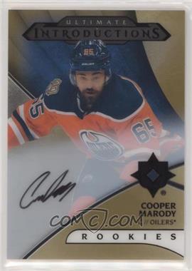 2018-19 Upper Deck Ultimate Collection - Ultimate Introductions - Gold #UI-4 - Autographs - Cooper Marody