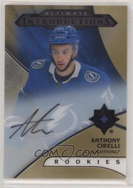 2018-19 Upper Deck Ultimate Collection - Ultimate Introductions - Gold #UI-8 - 2019-20 Ultimate Collection Update - Anthony Cirelli