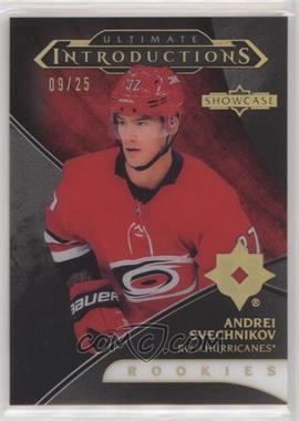2018-19 Upper Deck Ultimate Collection - Ultimate Introductions - Onyx Black #UI-48 - Showcase - Andrei Svechnikov /25