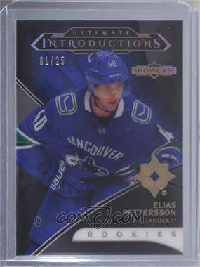2018-19 Upper Deck Ultimate Collection - Ultimate Introductions - Onyx Black #UI-50 - Showcase - Elias Pettersson /25