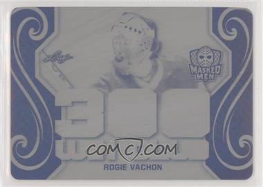 2018 Leaf Masked Men - 300 Win Club - Printing Plate Black #3WC-24 - Rogie Vachon /1