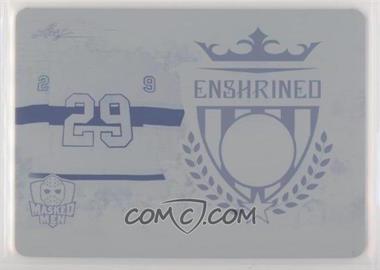 2018 Leaf Masked Men - Enshrined - Printing Plate Cyan #E-19 - Ken Dryden /1