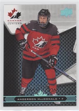 2018 Upper Deck Team Canada Juniors - [Base] - Blue #46 - Anderson MacDonald