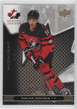 2018 Upper Deck Team Canada Juniors - [Base] - Fall Expo Midnight #14 - Maxime Comtois /50