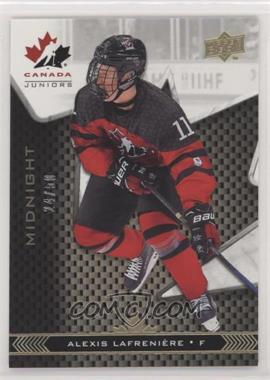 2018 Upper Deck Team Canada Juniors - [Base] - Fall Expo Midnight #25 - Alexis Lafreniere /50