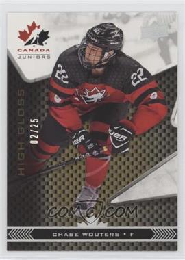 2018 Upper Deck Team Canada Juniors - [Base] - High Gloss #22 - Chase Wouters /25
