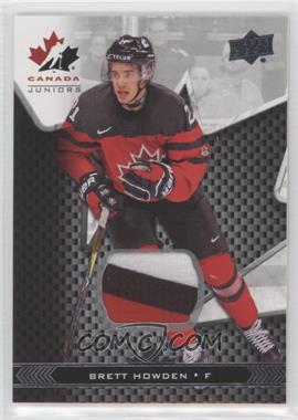 2018 Upper Deck Team Canada Juniors - [Base] - Team Canada Jerseys #18 - Brett Howden