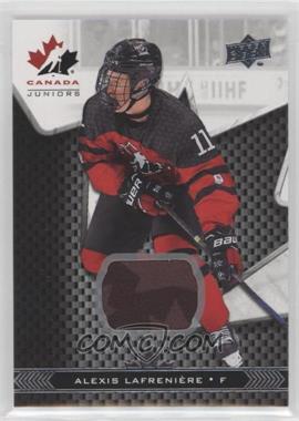 2018 Upper Deck Team Canada Juniors - [Base] - Team Canada Jerseys #25 - Alexis Lafreniere