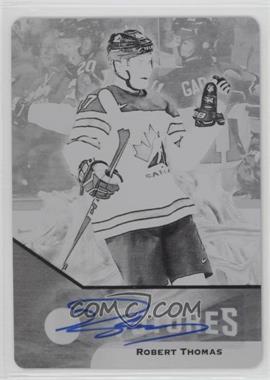 2018 Upper Deck Team Canada Juniors - Golden Futures - Printing Plate Black #GF-7 - Robert Thomas /1