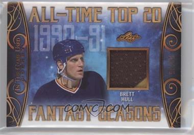 2019-20 Leaf In the Game Used - All Time Top 20 Fantasy Seasons - Bronze Spectrum #ATFS-04 - Brett Hull /25