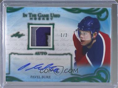 2019-20 Leaf In the Game Used - Autographs - Green Spectrum #UA-PB1 - Pavel Bure /2