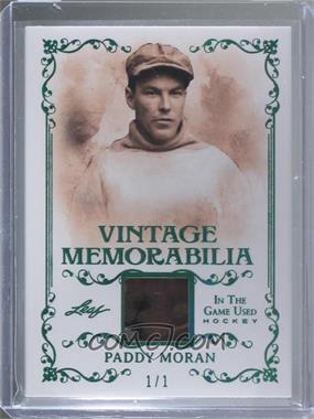 2019-20 Leaf In the Game Used - Vintage Memorabilia - Green Spectrum #VM-25 - Paddy Moran /1